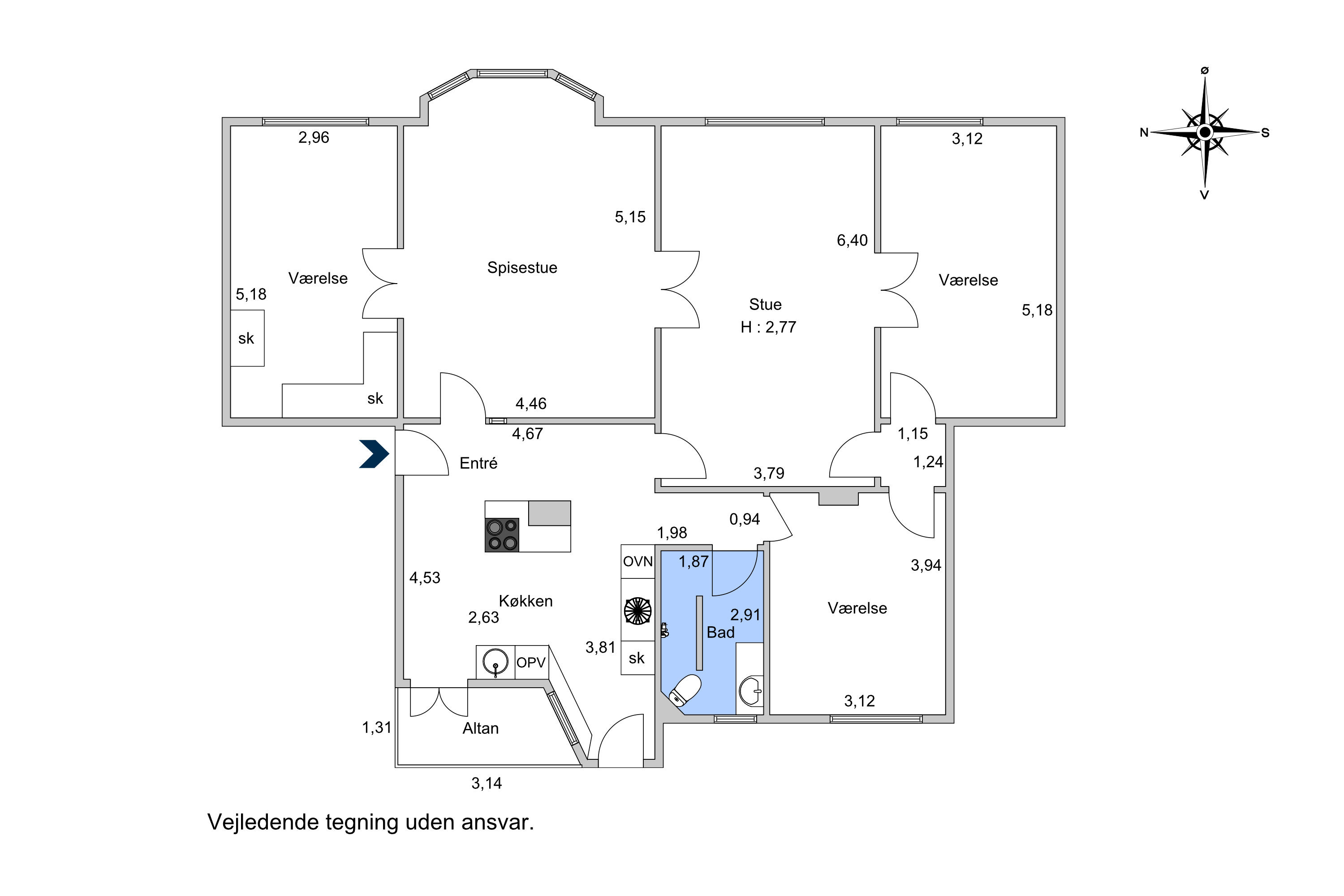 Amagerbrogade 32, 4. th., 2300 København S - Billed