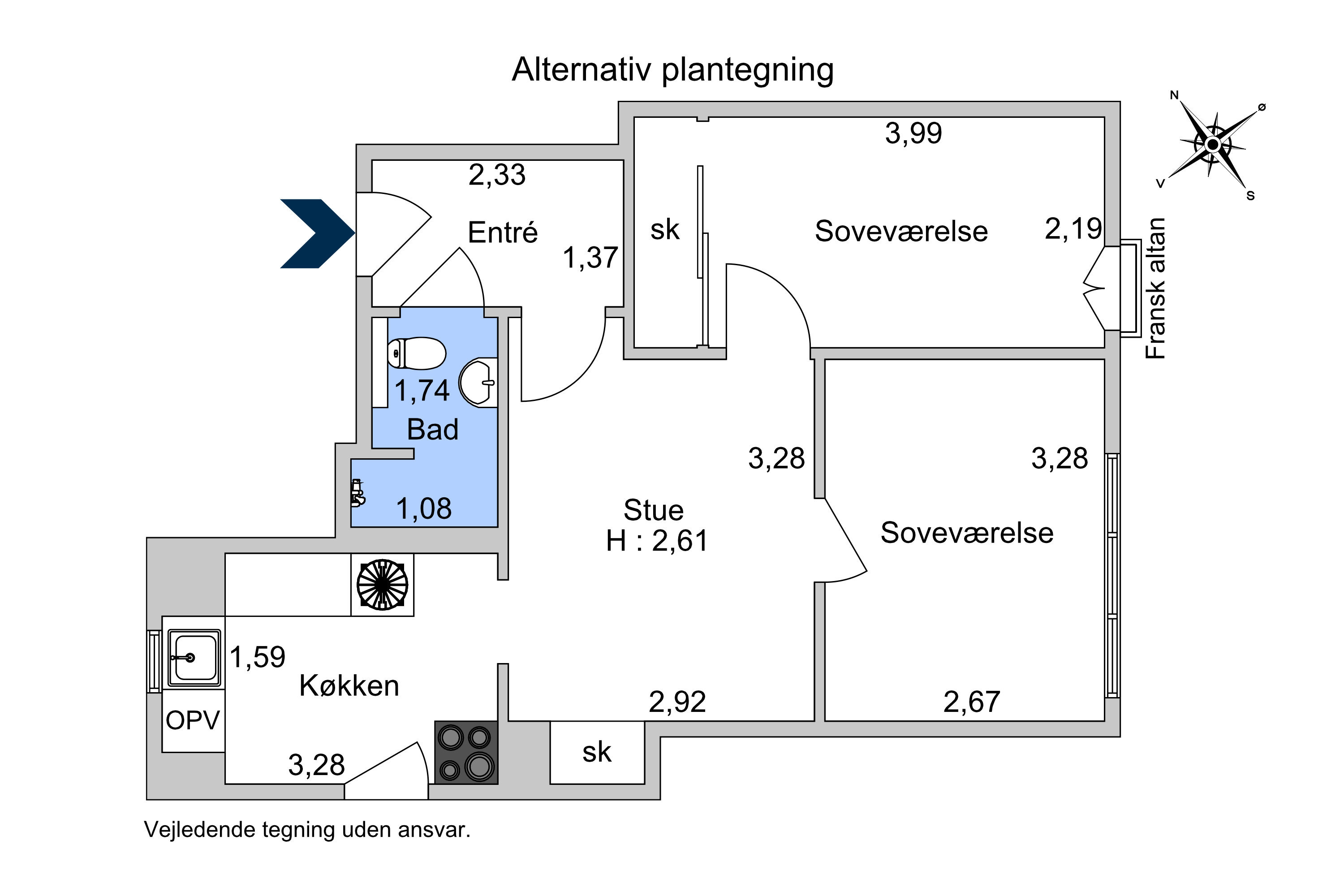 Mariendalsvej 11, st. th., 2000 Frederiksberg - Billed