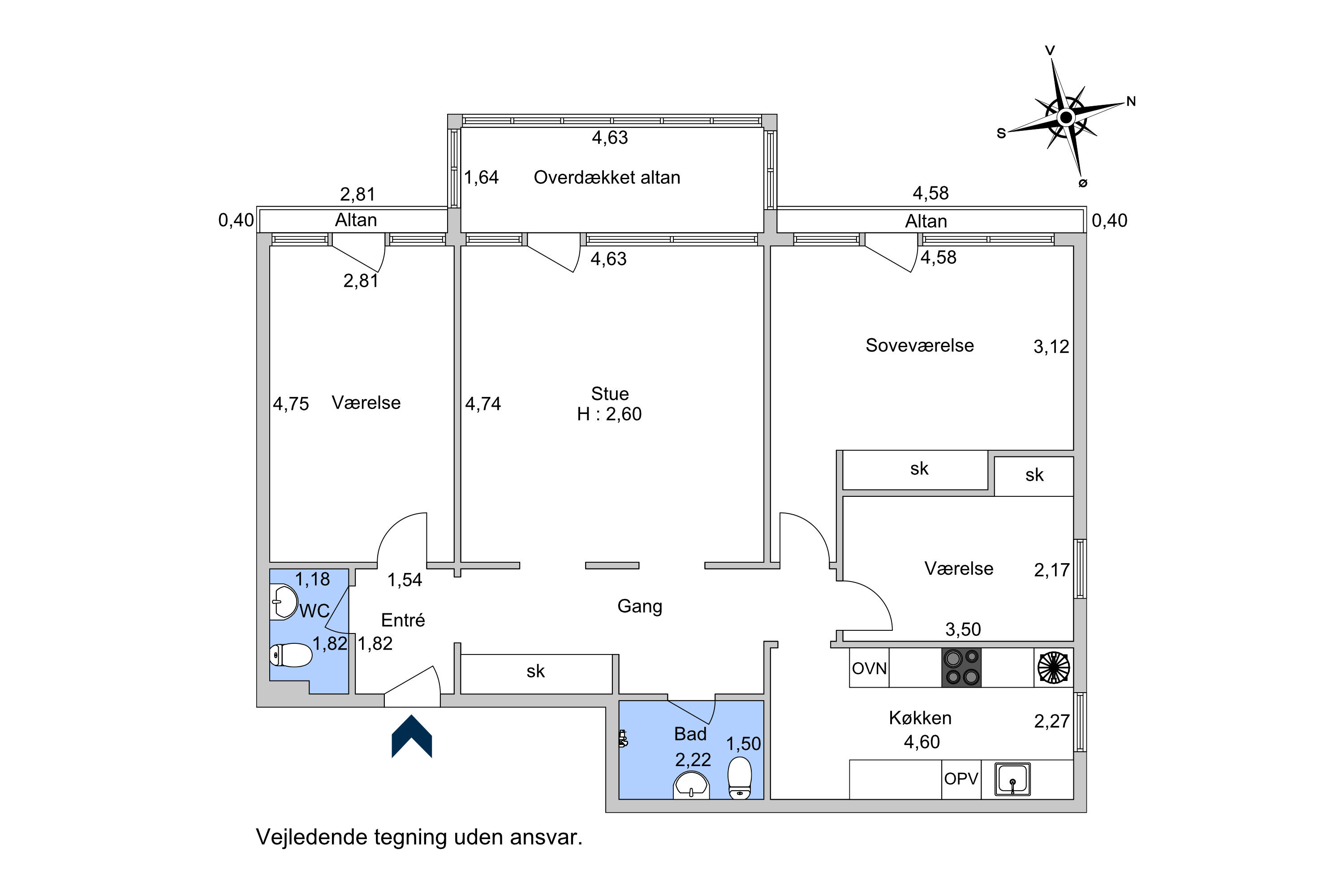 Bagsværd Hovedgade 116A, 5. G., 2880 Bagsværd - Billed