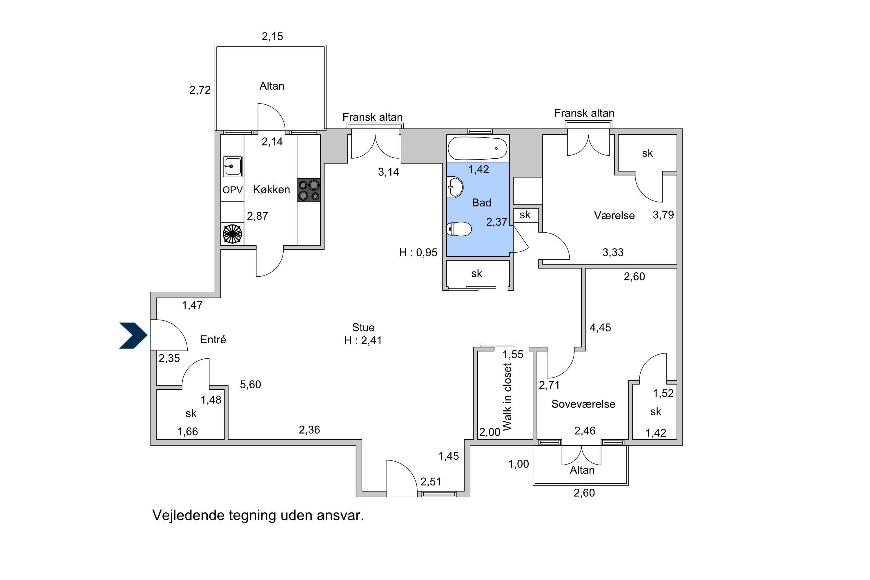 Carlshøjvej 5, 3. th., 2800 Kongens Lyngby - Billed