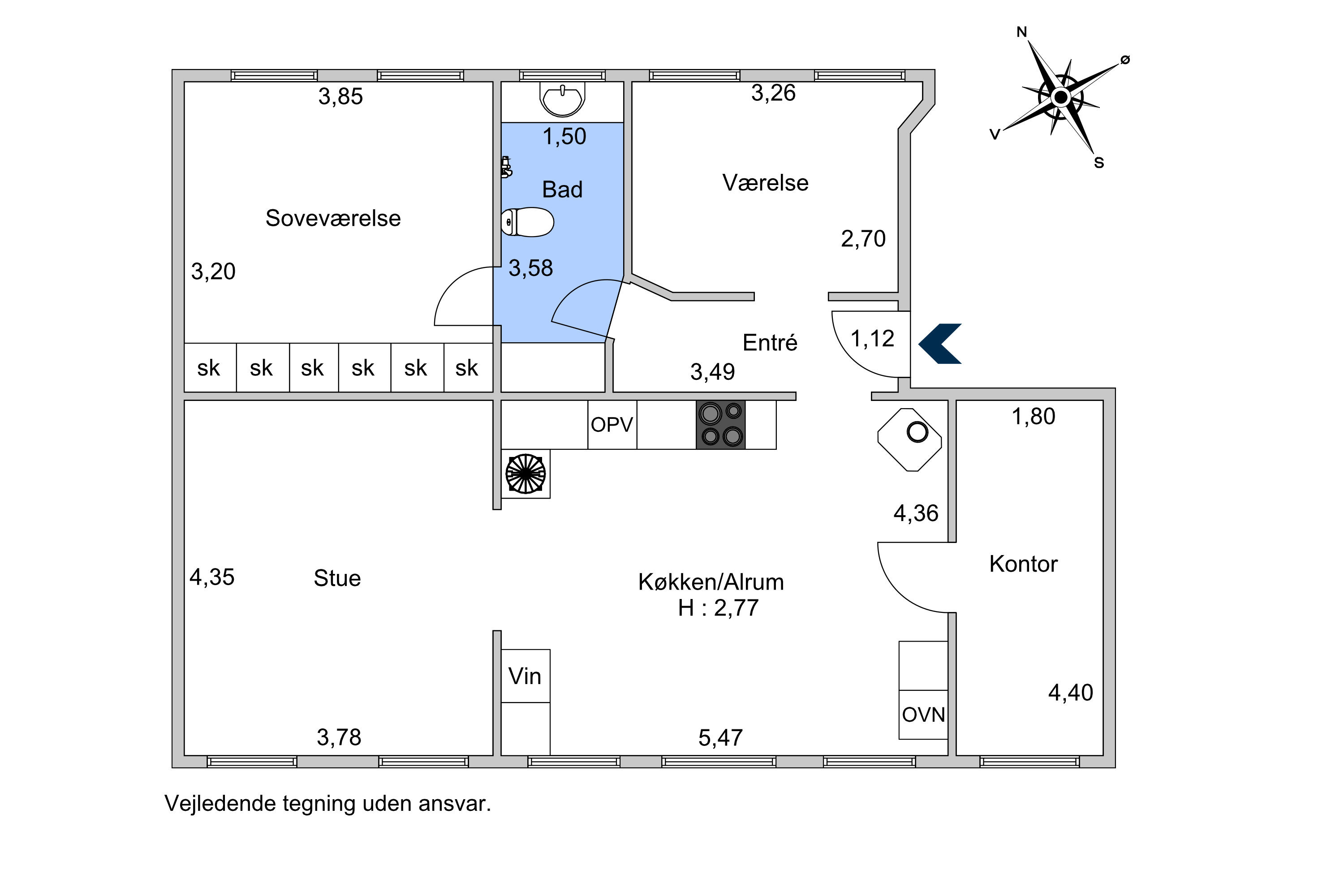 Gothersgade 56, 1., 1123 København K - Billed